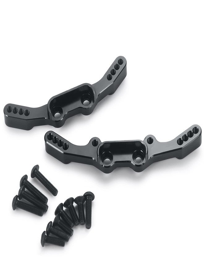 JGGZONE Aluminum Front & Rear Shock Tower Upgrade Parts for 1/10 Tra-xxas Ford GT 4-Tec 2.0 Replacement of Part, Black - Image 3